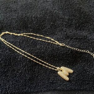 Gold Heart Pendant Necklace